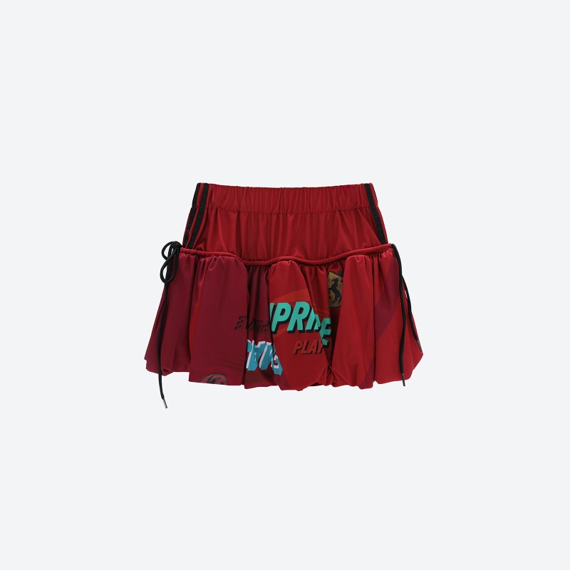 Bubble Jersey Mini Skirt